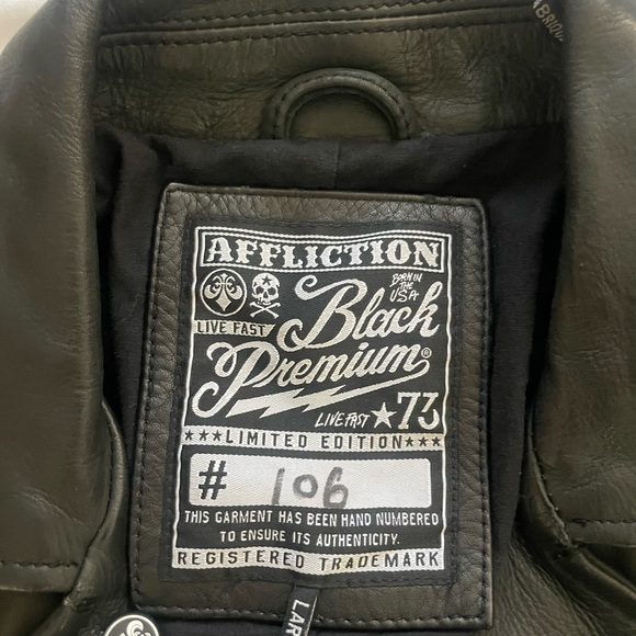 Afflicted "Black Premium" limited edition jacket - Picture 7 of 8
